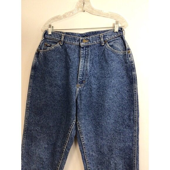 Vintage Lee Jeans Womens 16 High Waisted Mom Style - Picture 2 of 6